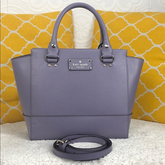 kate spade Handbags - 🌸OFFERS?🌸Kate Spade Leather Light Purple Satchel